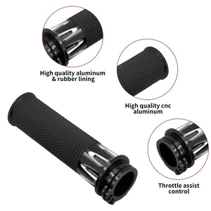 Poignées de guidon 1 po pour Harley Sportster, Dyna, Softail et Touring - vue 2