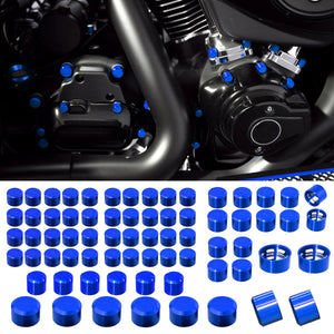 Caches de vis aluminium pour Harley Road Glide et Street Glide - vue 6