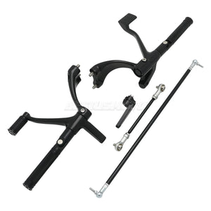 Kit complet commandes avancées CNC, repose-pieds, leviers et biellettes pour Harley-Davidson Sportster XL 883, 1200, 48 2004-2024 – photo 19/20