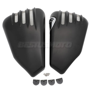Caches de batterie ajourés pour Harley Sportster - vue 6