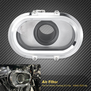Filtre à Air avec Anneaux Décoratifs Interchangeables - Harley-Davidson Touring, Softail, Dyna, Sportster, Trike – photo 19/26