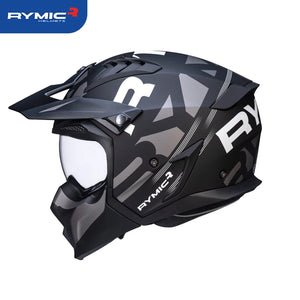 Casque moto modulable style Street Fighter - vue - vue 3