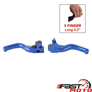 Paire de leviers de frein et d'embrayage noirs pour moto Harley-Davidson Dyna - vue 15