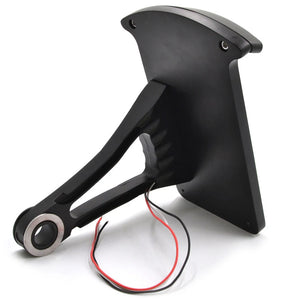 Support de plaque latéral avec feu LED pour Harley custom - vue 3