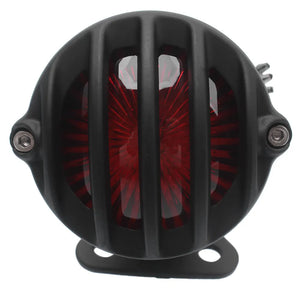 Feu arrière LED rétro à grille noir pour Harley bobber chopper - vue 6