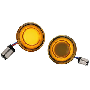 Inserts de clignotants LED à halo pour Harley Touring Softail Dyna - vue 7