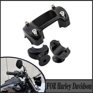 Kit rehausseurs et pontet de guidon pour Harley Softail - vue 3