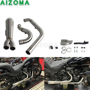 Ligne d'échappement complète 2-en-1 Big Bore pour Harley Softail M8 (2018-2025) – photo 8/10