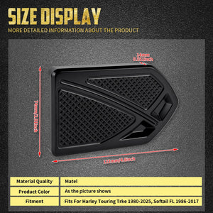 Kit Repose-Pieds Conducteur/Passager en Aluminium CNC - Harley-Davidson Softail, Touring, Dyna – photo 5/8