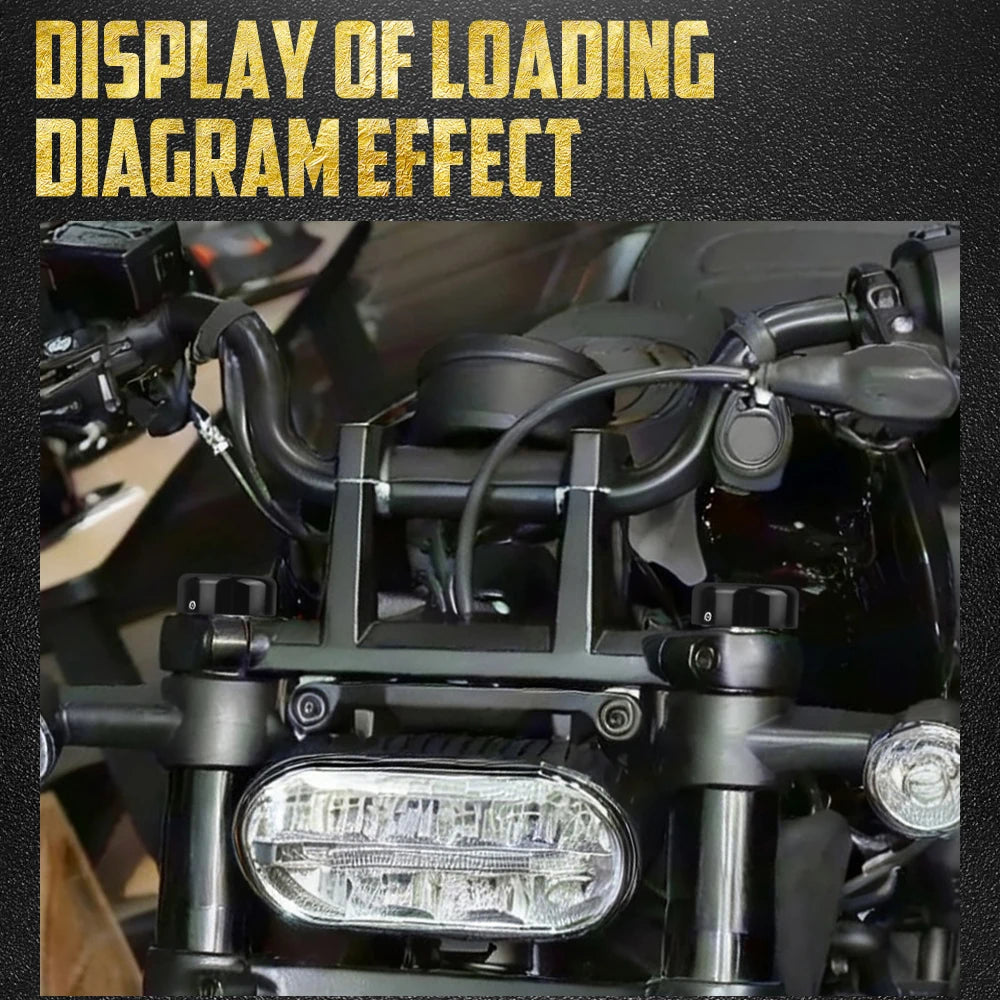Kit Caches Écrou d'Axe et Fourche - Harley-Davidson Sportster S RH1250S 2021-2025 – photo 2/10