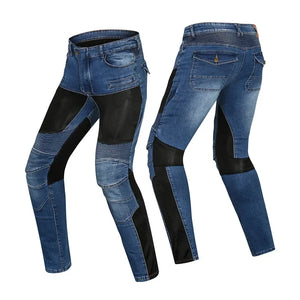 Pantalon moto homme anti-chute façon jean - vue 1