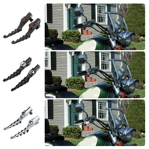Leviers tête de mort zombie pour Harley Sportster - vue 2