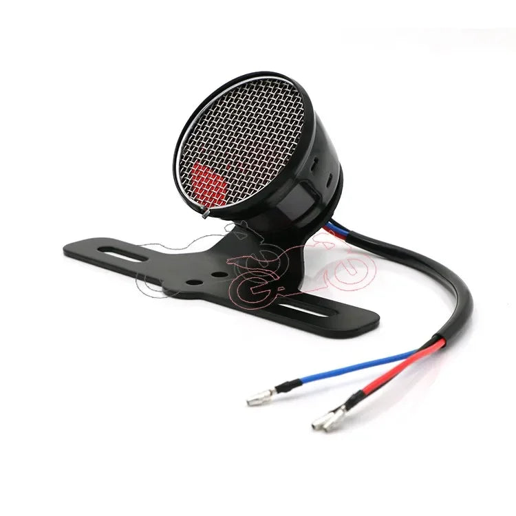 Feu arrière vintage à grille pour Harley - vue 2