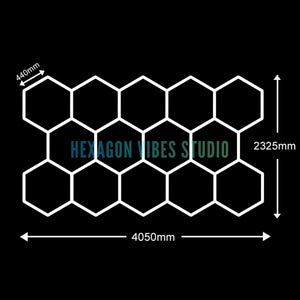 Panneau LED hexagonal nid d'abeille 6500K pour garage, salon de coiffure et atelier – photo 35/36