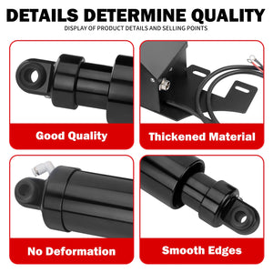 Kit Suspension Pneumatique Arrière Réglable Noir - Harley-Davidson Touring 1994-2022 – photo 5/6