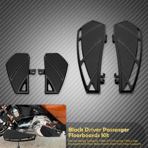 Repose-Pieds Avant/Arrière CNC (Floorboards) - Harley-Davidson Softail, Touring & Dyna – photo 8/8