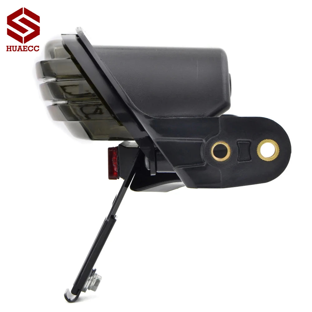 Feu arrière tri-bar LED avec support de plaque pour Harley Softail - vue 2