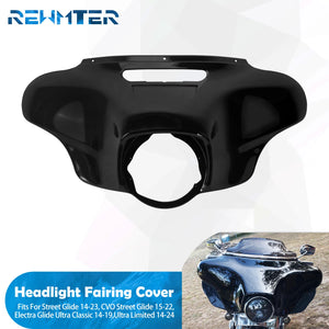 Kit carénage avant de phare batwing pour moto Harley Touring - vue 7