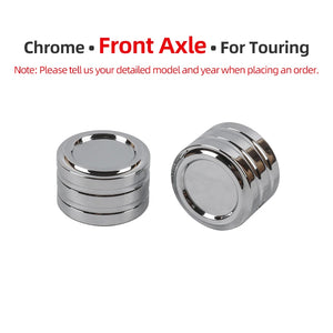 Caches d'Écrou d'Essieu Avant/Arrière CNC pour Harley Touring, Softail, Sportster – photo 20/24