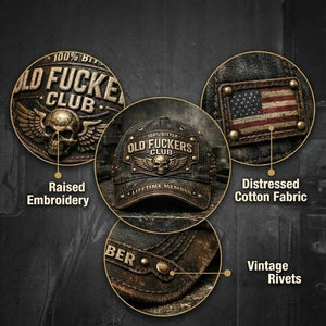 Casquette coton délavé brodée tête de mort - vue produit - vue 4
