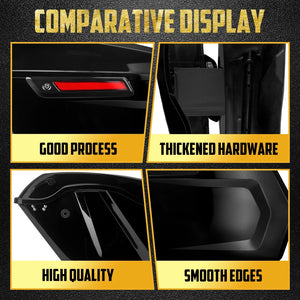 Sacoches rigides (saddlebags) avec fermoirs noirs pour Harley-Davidson Touring 2014-2023 – photo 4/7
