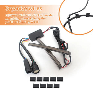 Feu à défilement LED pour sacoche, clignotant séquentiel et stop, Harley Touring 2014-2023 - vue 5