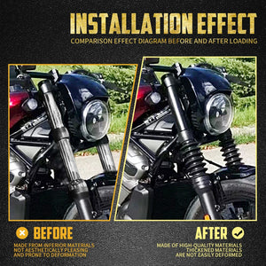 Caches de fourche avant (fork boot slider) - Harley Nightster RH975 2021, 2023, 2024 et + – photo 4/6