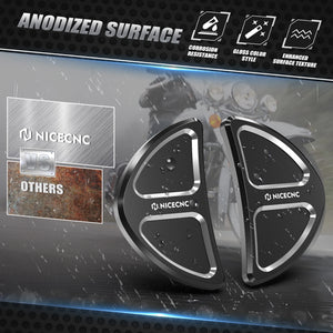 Caches de Trou de Rétroviseur de Carénage (Paire) Aluminium - Harley-Davidson Street Glide 2014-2023 – photo 4/9