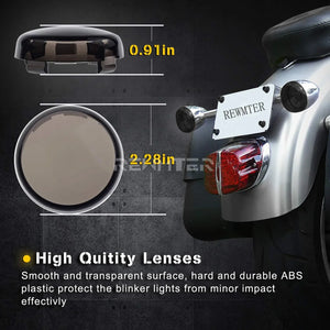 Cache de clignotant moto fumé pour Harley-Davidson - vue 5