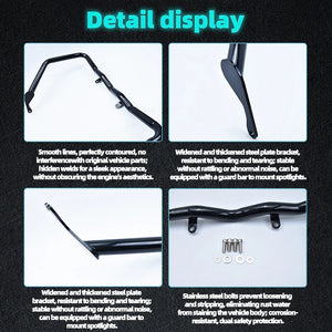 Barre de protection moteur noire pour Harley Sportster S - vue 2