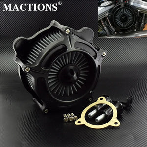 Filtre à air noir pour moteur de moto Harley-Davidson - vue 1