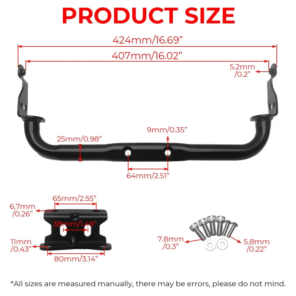 Support inférieur de carénage noir pour Harley Softail Low Rider ST - vue 2