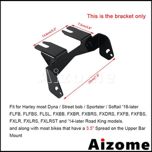 Support de phare additionnel pour Harley Softail Dyna - vue 2