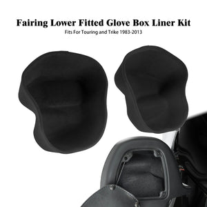 Doublures noires en feutrine pour vide-poches de carénage bas Harley-Davidson - vue 8