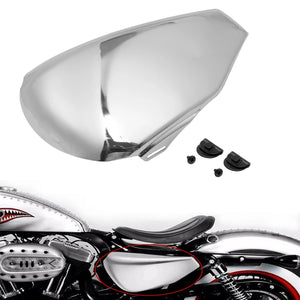 Cache de batterie gauche chromé pour Harley Sportster - vue 1