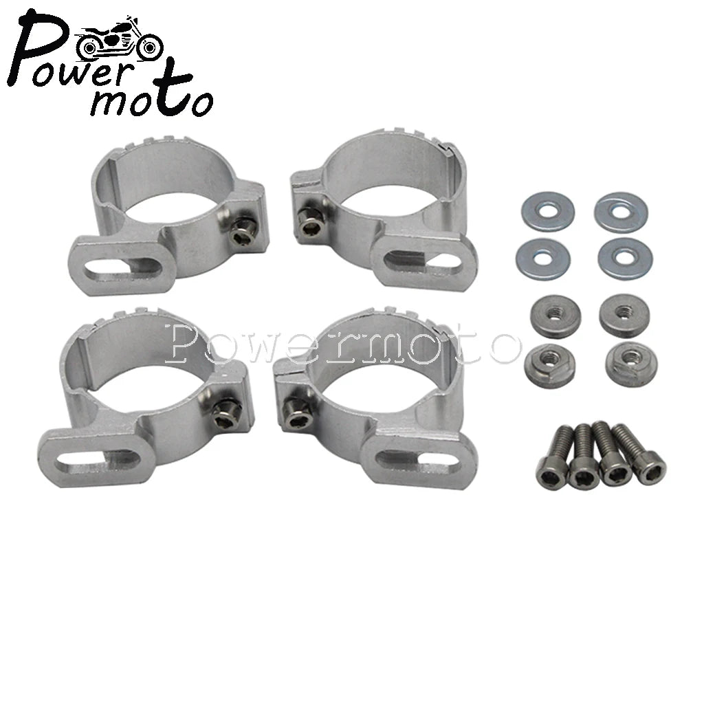 Colliers de fourche pour bulle Harley Dyna Sportster - vue 2