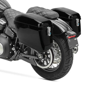 Sacoches Rigides Moto 45L Étanches avec Clés et Kit de Fixation - vue 3