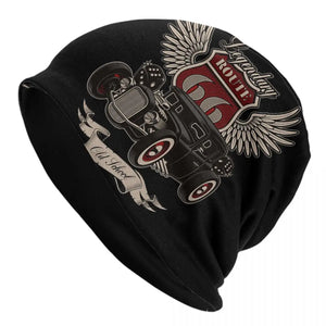 Bonnet tricoté biker Route 66 pour l'hiver - vue 14
