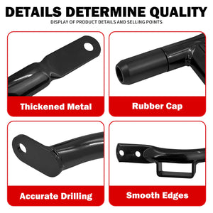 Barres de protection noires pour sacoches de Harley-Davidson Touring - vue 2