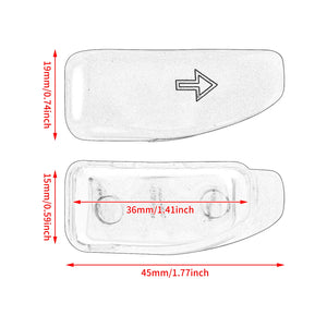 Caches noirs d'extension de bouton clignotant pour Harley-Davidson Touring - vue 6