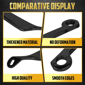 Support de fixation de carénage en aluminium pour Harley - vue 3