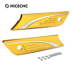 Caches de Serrures de Sacoches CNC pour Harley Street Glide, Road King, Road Glide – photo 9/9