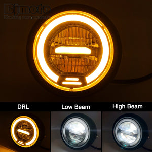 Phare LED rond 6,5 pouces pour Harley - vue 4