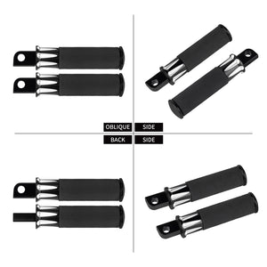 Repose-pieds passager chromé pour Harley-Davidson - vue 4