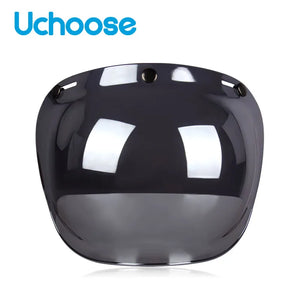 Visière bulle fumée relevable pour casque de moto - vue 19
