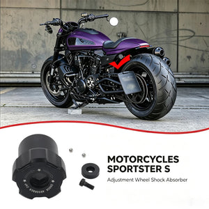 Cache de Molette de Réglage d'Amortisseur Arrière - Harley-Davidson Sportster S 1250 2021-2026 – photo 5/7