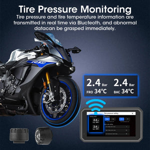 Écran GPS moto Jansite CarPlay & Android Auto 5/6,25 pouces avec DVR intégré – étanche IP67 - vue 6