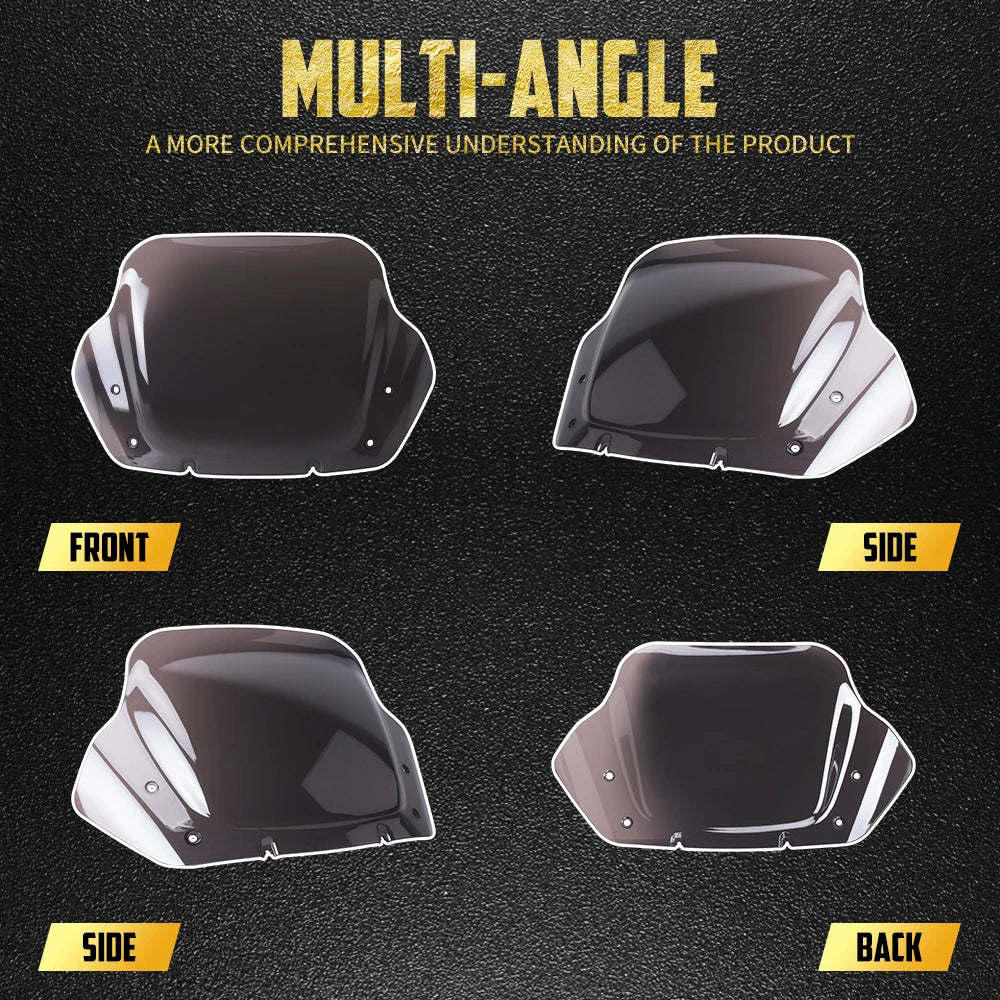 Pare-Brise Fairing 14" Fumé/Transparent - Harley-Davidson Touring Street Glide 2023-Up & Ultra 2025-Up – photo 2/8