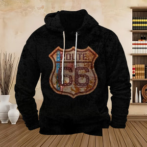 Sweat à capuche homme Route 66 - vue 7