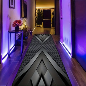 Tapis de sol garage motif hexagonal antidérapant – photo 3/6
